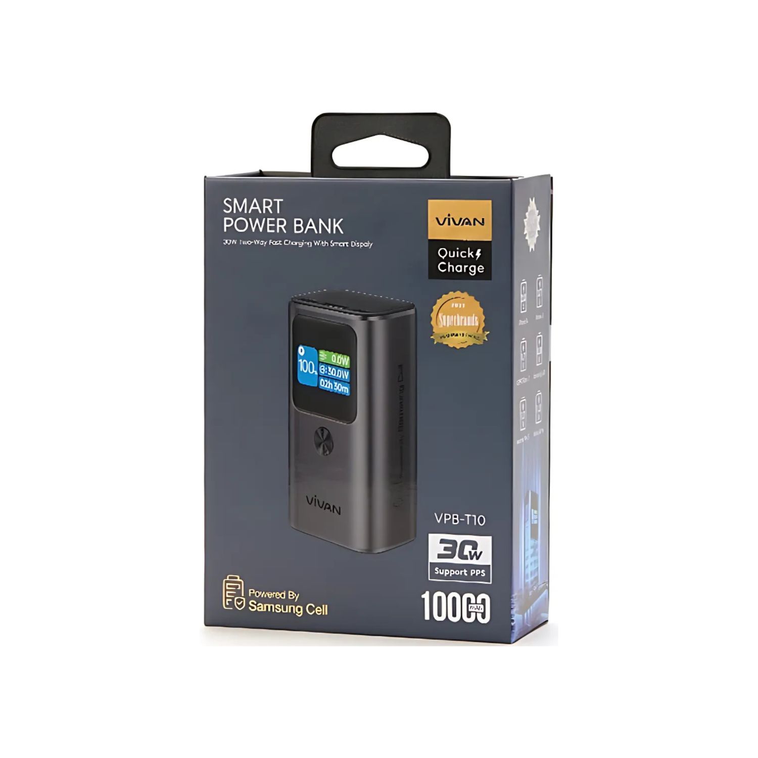 Vivan Smart Power Bank VPB-T10