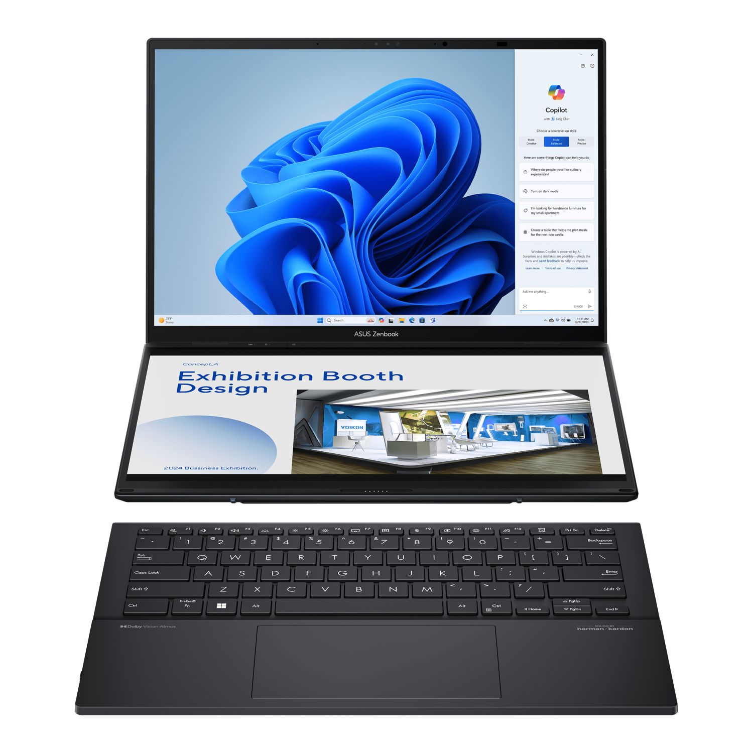 ASUS Zenbook Duo UX8406MA-OLEDS921 Inkwell Grey