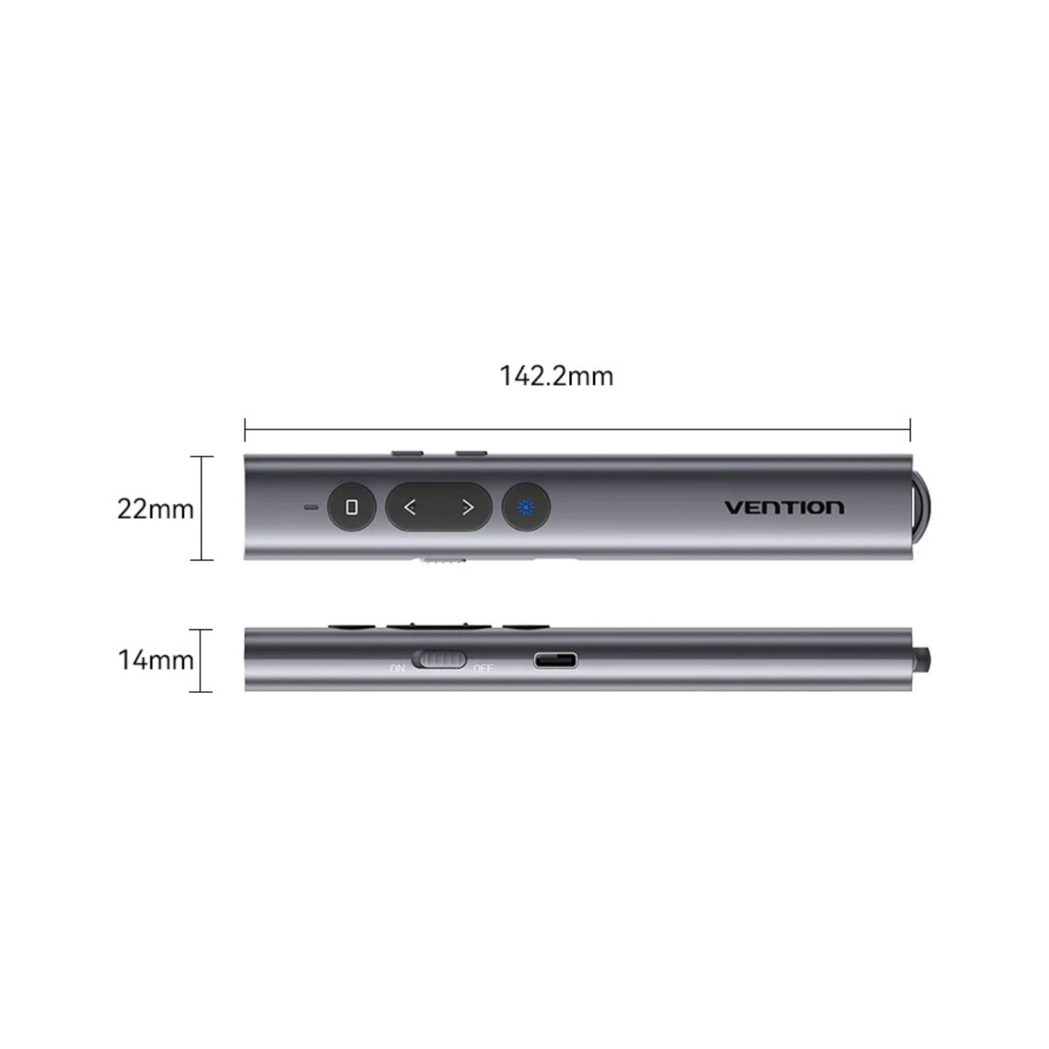Vention Laser Pointer Green Rechargeable KQJHO