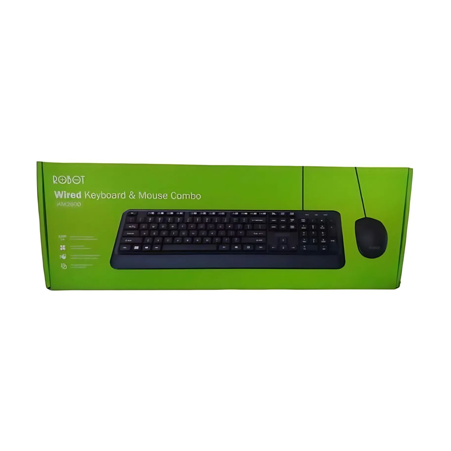 Robot Wired Keyboard Mouse KM2600