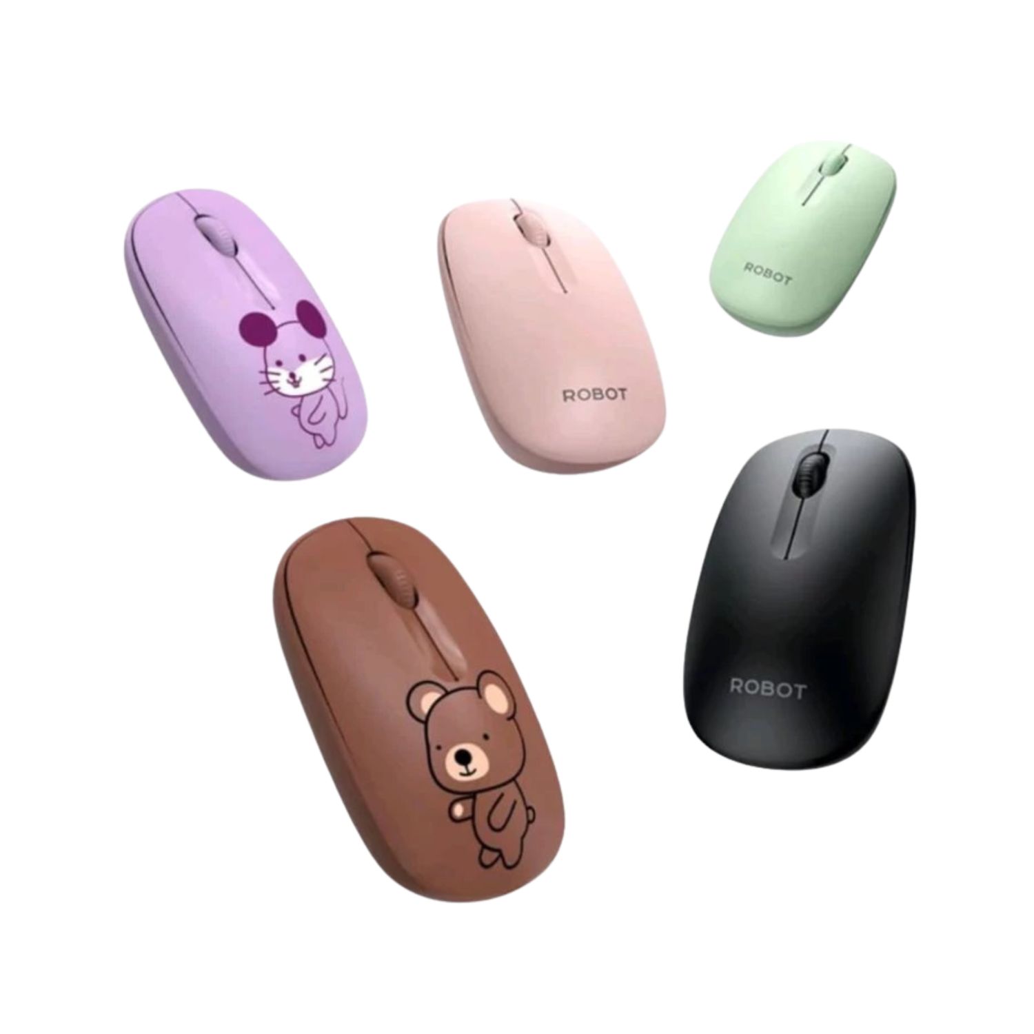 Robot M260 Mouse Wireless Purple