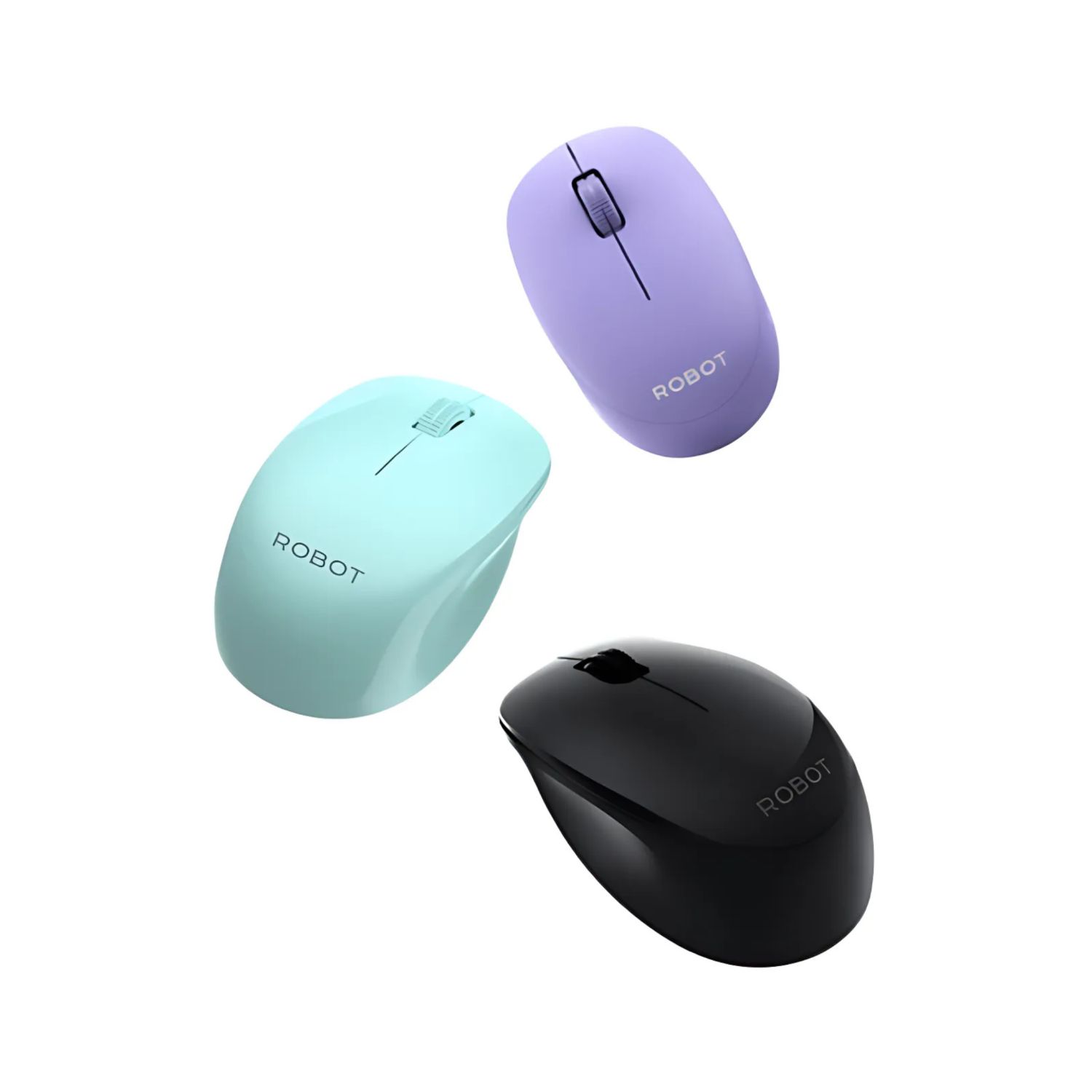 Robot Mouse Wireless M210S Purple