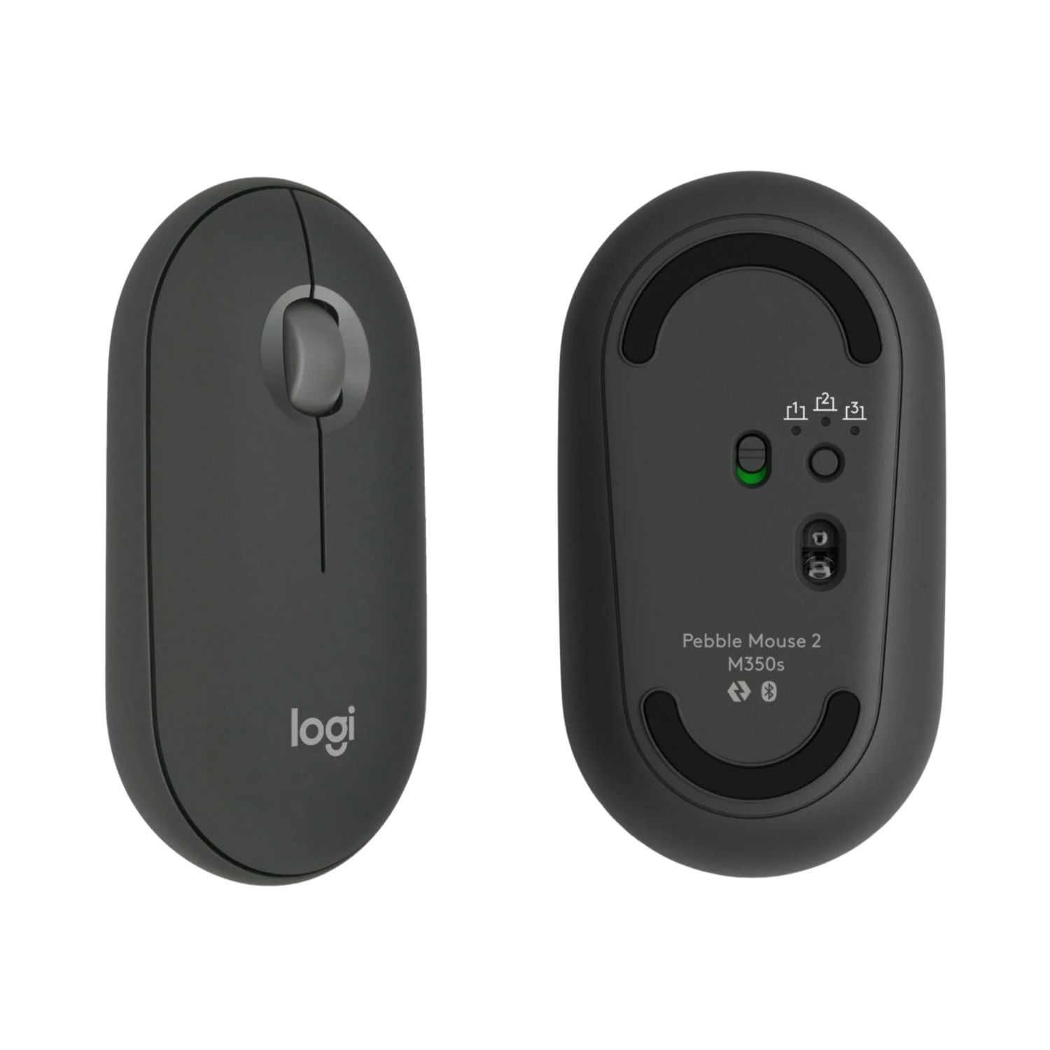 Logitech M350S Pebble Wireless Mouse Black
