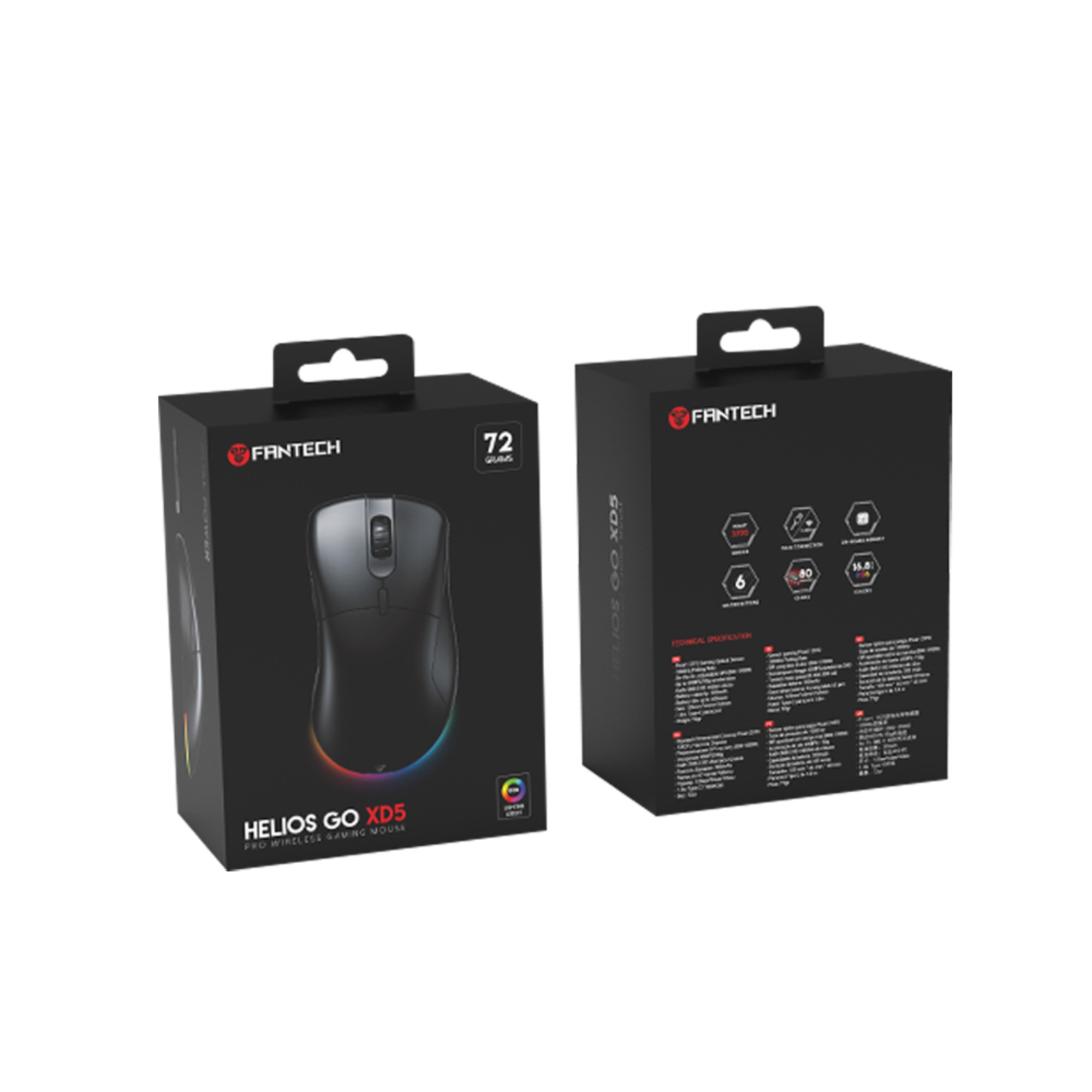 Fantech Helios Go XD5 Pro Wireless Gaming Mouse