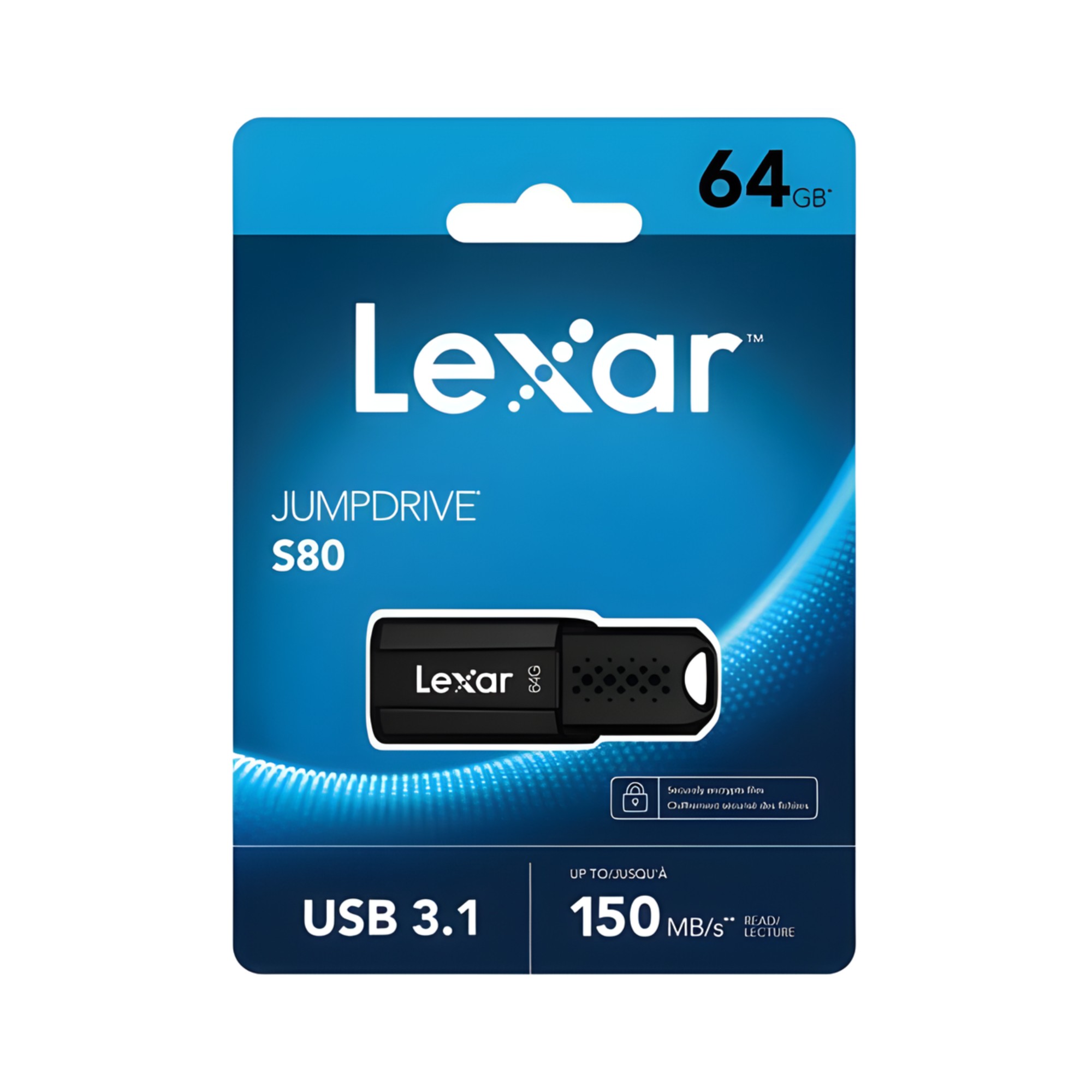 Lexar Flashdisk JumpDrive S80 64GB USB 3.1	