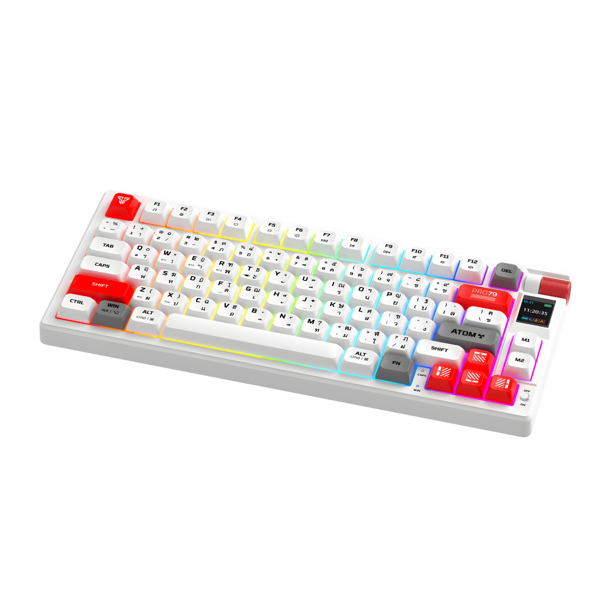 Fantech Atom PRO79 MK917 Mechanical Gaming Keyboard White
