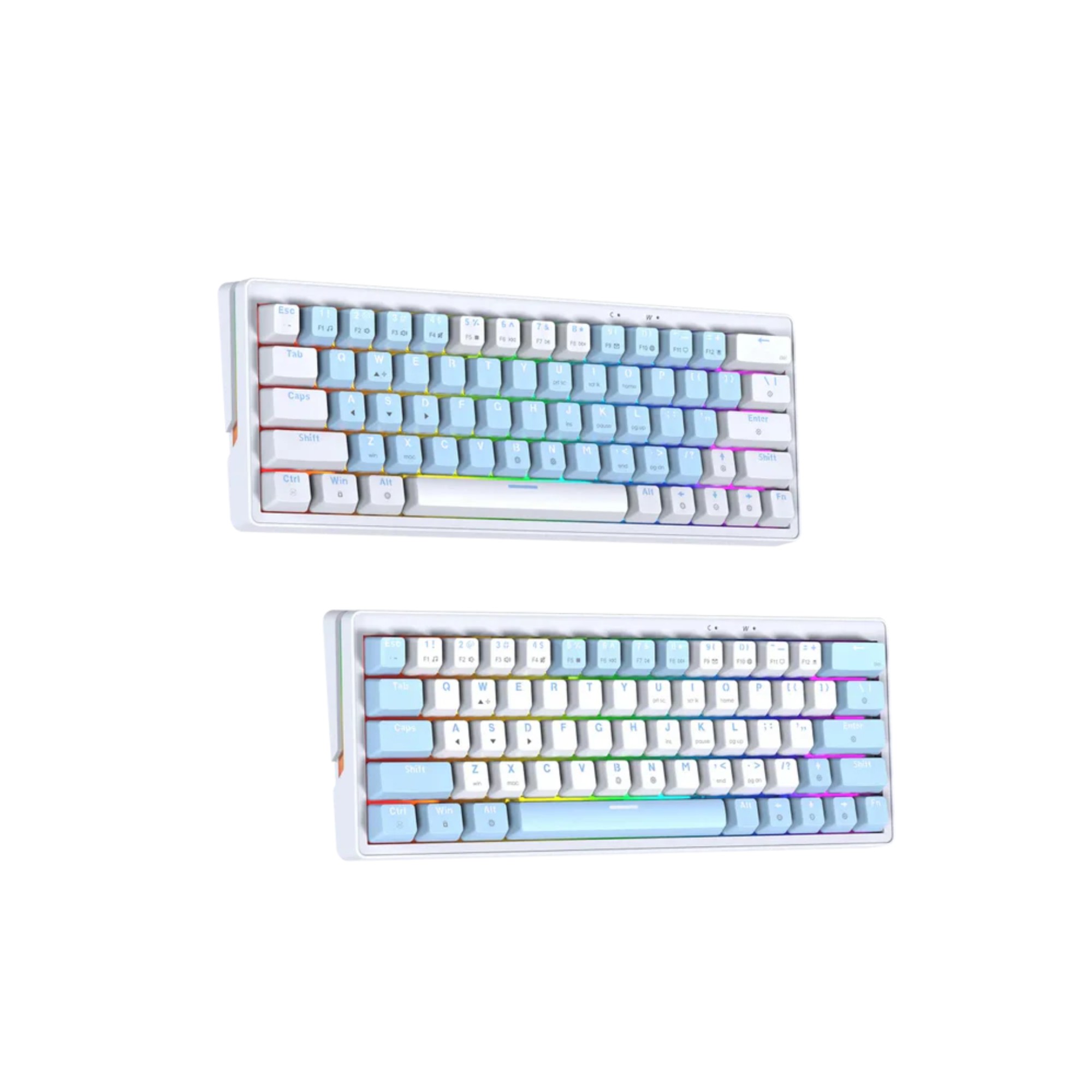 Fantech Keyboard Mechanical Atom X63 MK611 WhiteBlue
