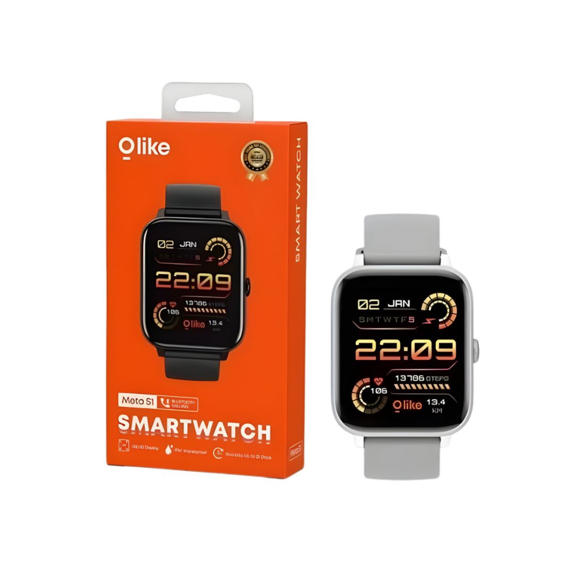Olike META S1 Smartwatch HD Screen Grey 