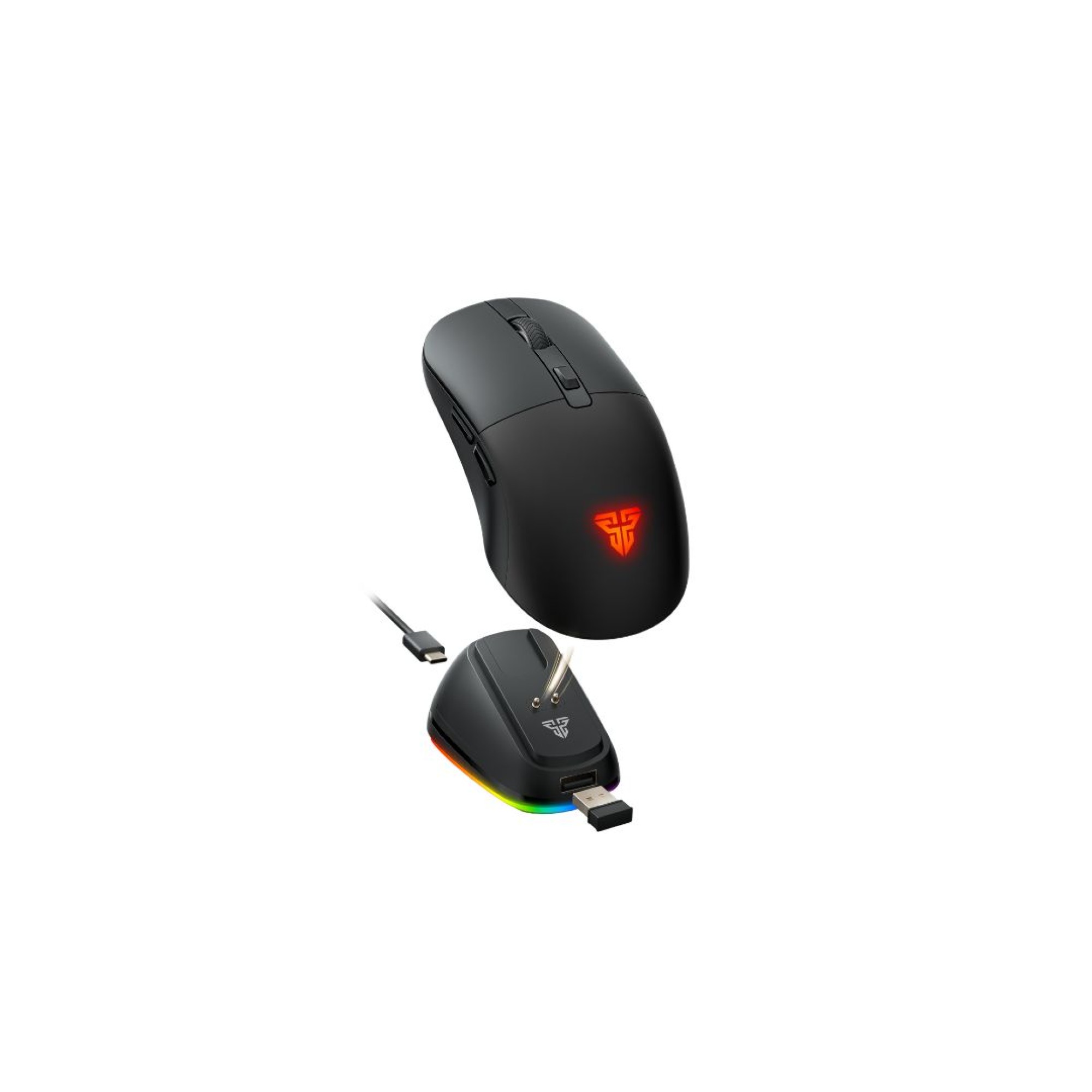Fantech WG9RD Kanata Mouse Black [USB+Wireless+BT] 