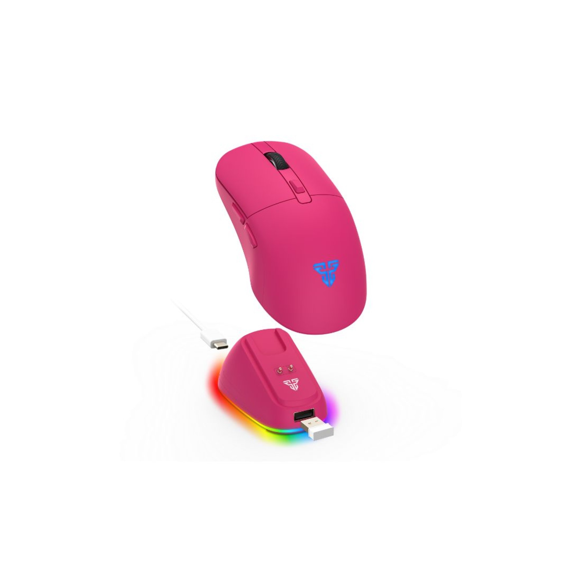Fantech WG9RD Kanata Mouse Pink [USB+Wireless+BT] 