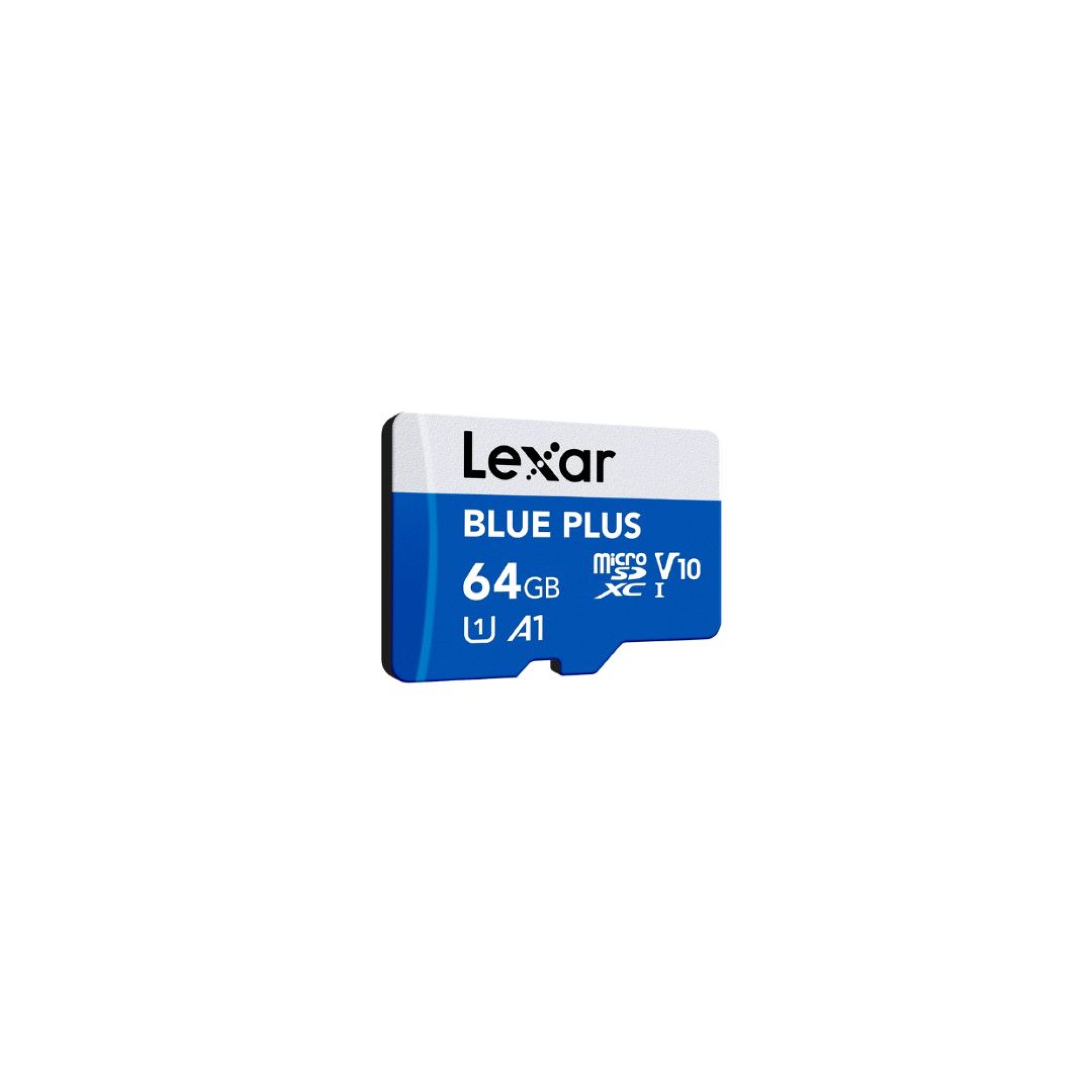 Lexar BLUE PLUS microSDHC 64GB+ Adapter