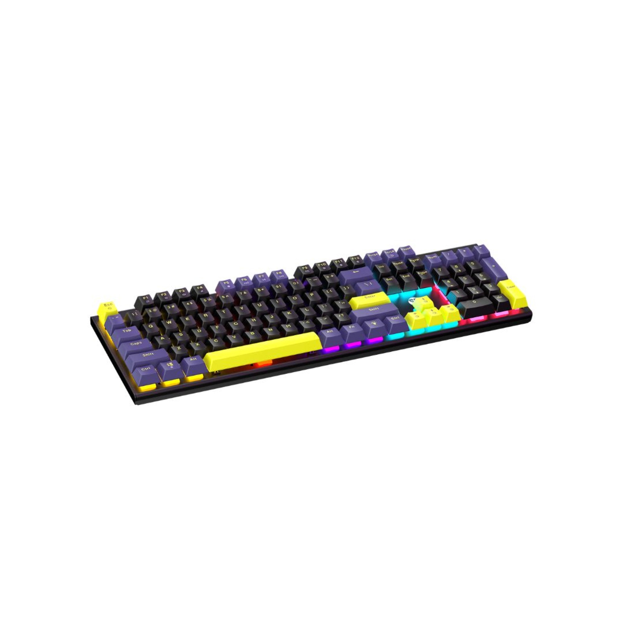 FANTECH ATOM 104S YORU MECHANICAL KEYBOARD | [MK878S] Black Blue - Taro Switch