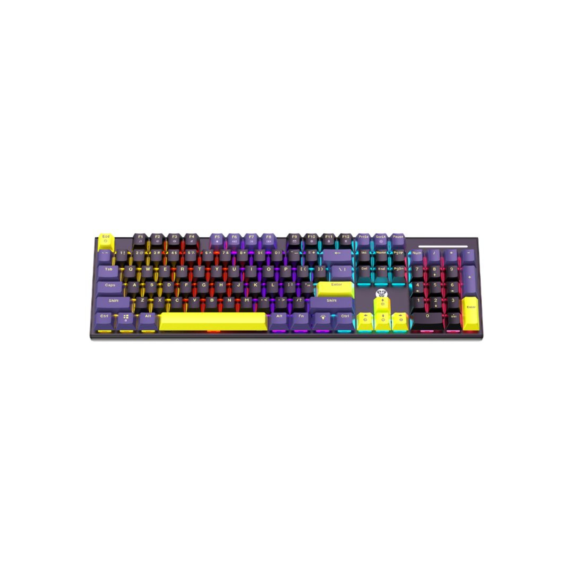 FANTECH ATOM 104S YORU MECHANICAL KEYBOARD | [MK878S] Black Blue - Taro Switch