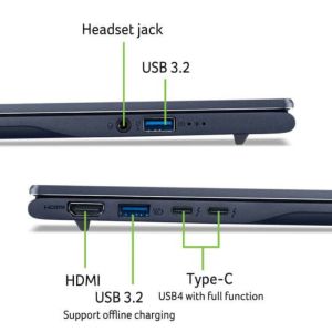 Acer Swift GO 14 AI SFG14-51-583L Steam Blue