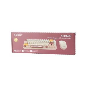 Robot Wireless Keyboard Mouse 3600