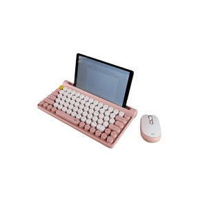 Fantech Keyboard Mouse Go Mochi 101 WK897 Peach