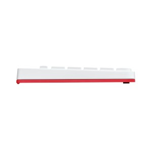 Logitech Mk240 Nano Keyboard & Mouse Wireless Putih/Vivid Red